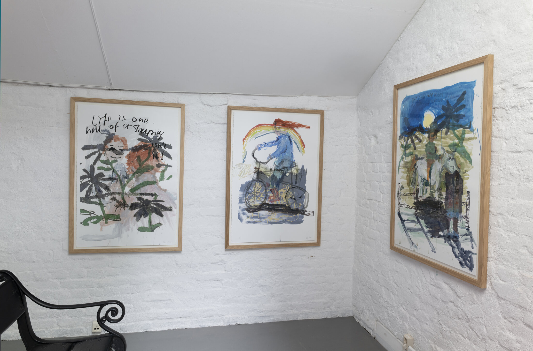 Image from Georg Óskar's exhibition I Am More Tired Than My Cat — Upstairs corner main wall NO SPOTS